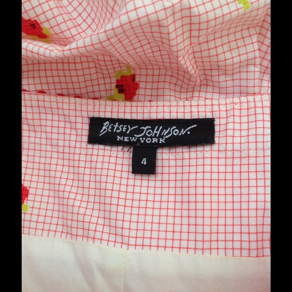 Betsey Johnson Pink Floral Midi Dress - Picture 4 of 8